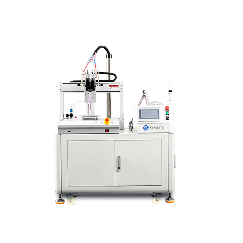 Desktop 3‑Axis Integrated AB Potting Machine, all‑in‑one 3‑axis two‑component glue filling machine for medium‑small electronic module automatic potting