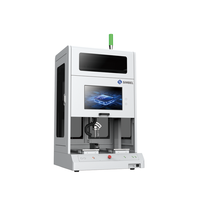 SPL-Y2I visual soldering machine with outer cover and safety grating, automatic PCB soldering robot for electronics assembly